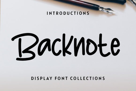 Backnote Handwritten Font for Crafters & Sellers