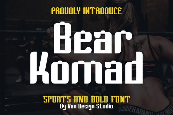 Bear Komad: A Whimsical Display Font for Modern Digital Brands