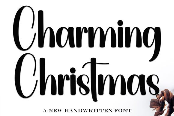 Charming Christmas Font for Elegant Branding Projects