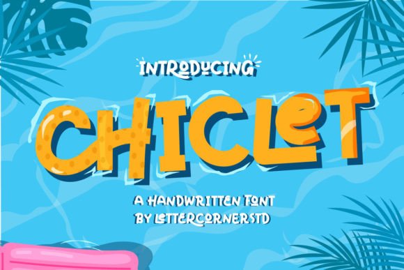 Chiclet Font: A Fun & Friendly Display Typeface for Makers