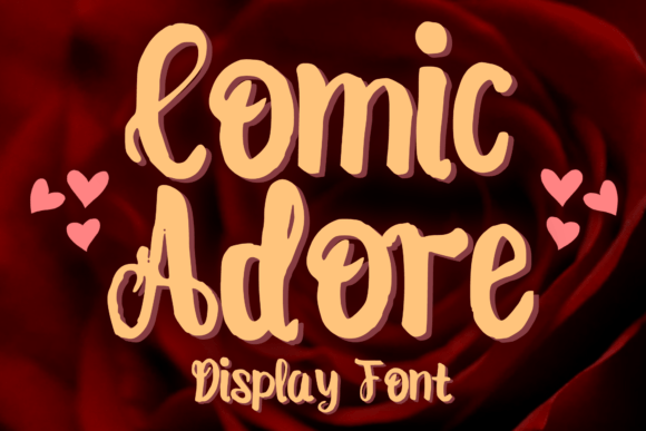 Comic Adore: A Friendly Script Display Font for Editorial Warmth