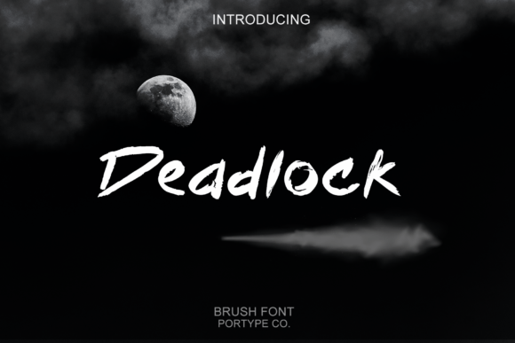 Deadlock Brush Font for Handmade Labels & Craft Branding