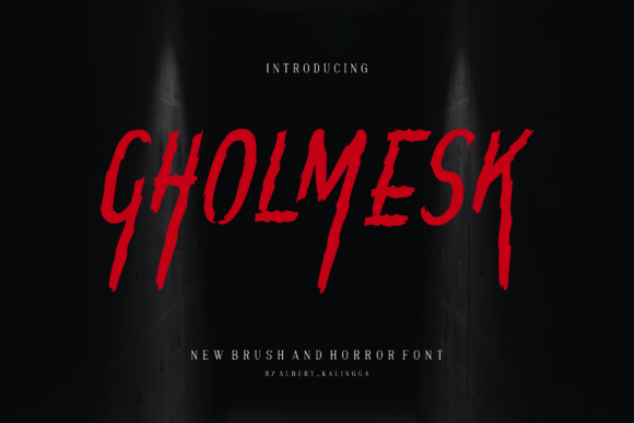 Gholmesk Font: A Bold Display Font for Small Business Branding