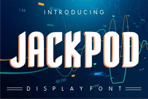 Jackpod: A Bold Display Font for Editorial Design