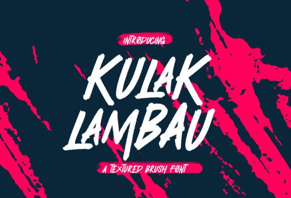 Kulak Lambau Display Font for Handmade Charm