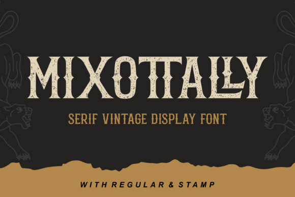 Mixottally Serif Display Font for Timeless Branding
