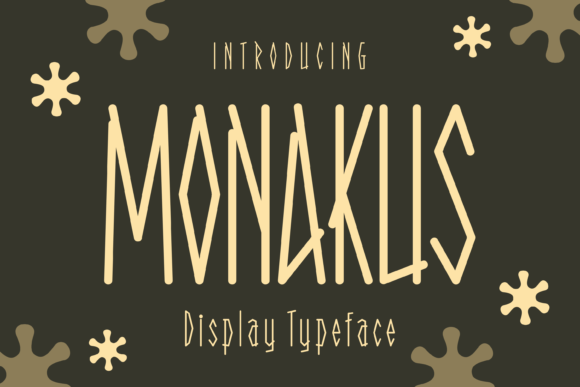 Monakus: A Playful, Professional Display Font