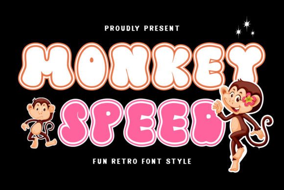Monkey Speed: A Playful Retro Display Font for Editorial Accents