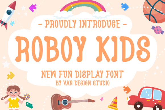 Roboy Kids Font for Small Business Branding