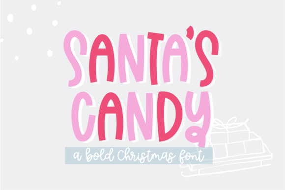 Santa s Candy: A Playful Bold Christmas Font for Holiday Branding