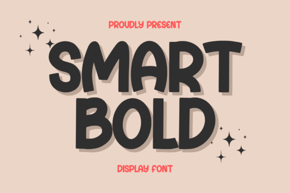Smart Bold Font: Modern Display Typeface for Crafters & Sellers