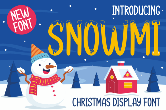 Snowmi Christmas Font for Handmade Sellers