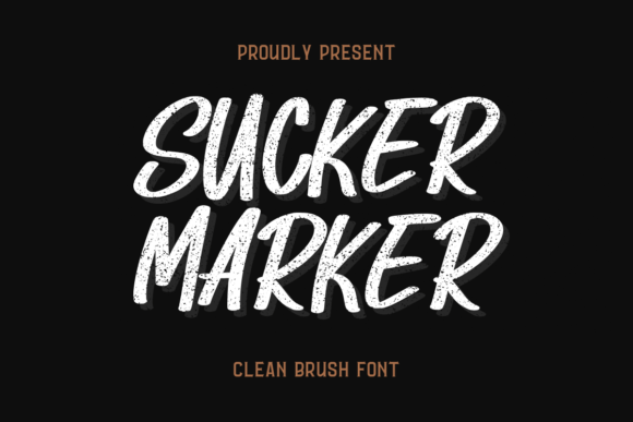 Sucker Marker Font for Bold Display Headlines