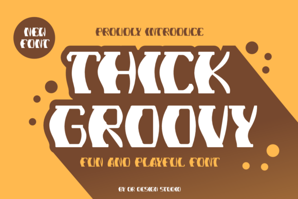 Thick Groovy: Bold, Authentic Display Font for Real Projects
