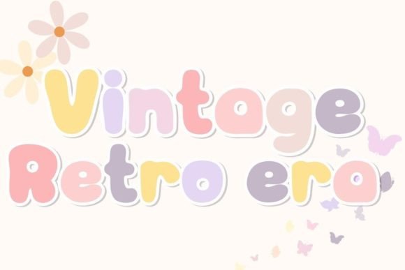 Vintage Retro Era Font for Elegant Editorial Design
