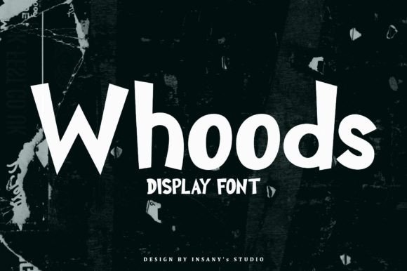Whoods Font: A Cheerful Display Font for Kid-Friendly Branding