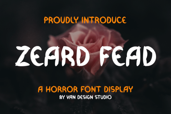 Zeard Fead Display Font for Magical Handmade Designs